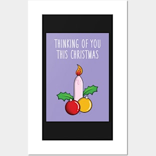 Thinking of you this Christmas Posters and Art